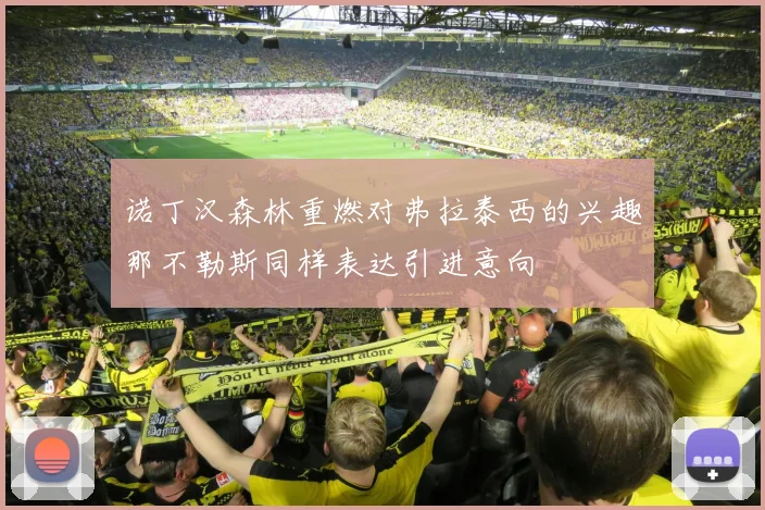 诺丁汉森林重燃对弗拉泰西的兴趣那不勒斯同样表达引进意向